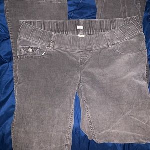 Gray maternity pants